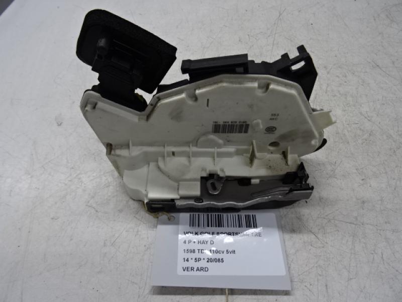 VERGRENDELING ACHTER RECHTS Vw GOLF SPORTSVAN 5/14 - 10/17