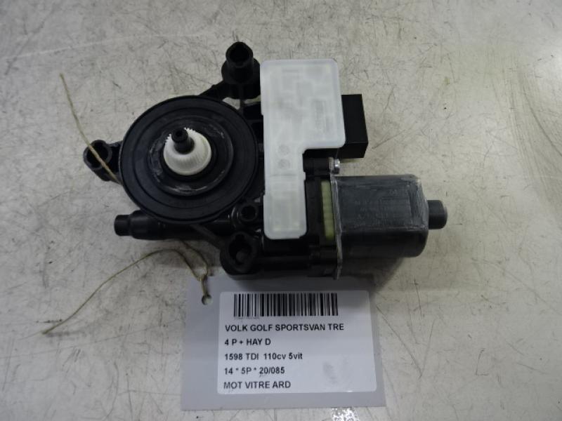 MOTOR RUITMECHANISME ACHTER RECHTS Vw GOLF SPORTSVAN 5/14 - 10/17