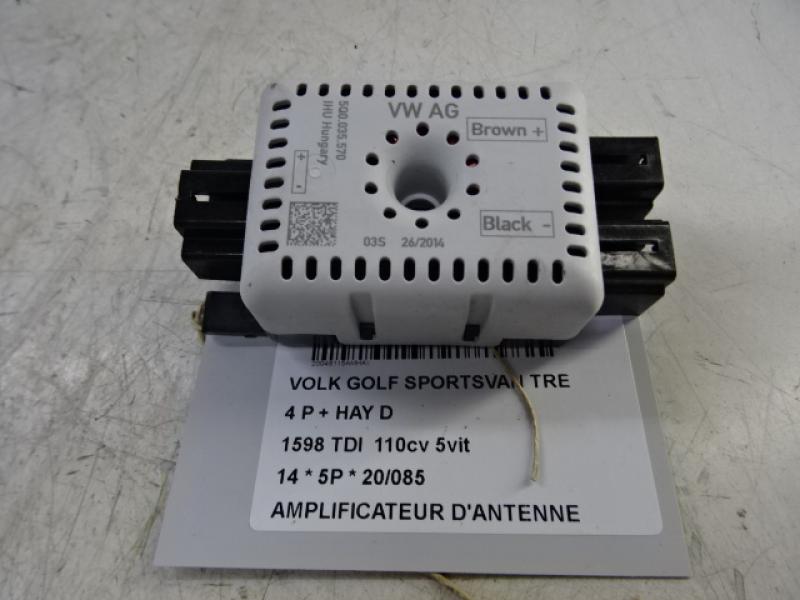 AMPLIFICATEUR D'ANTENNE Vw GOLF SPORTSVAN 5/14 - 10/17