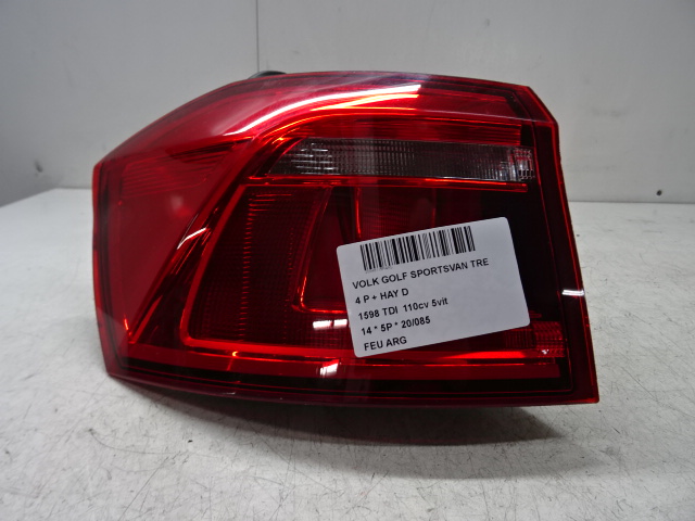 ACHTERLICHT LINKS Vw GOLF SPORTSVAN 5/14 - 10/17