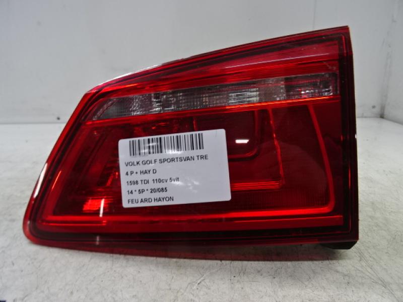 LICHT ACHTERKLEP RECHTS Vw GOLF SPORTSVAN 5/14 - 10/17