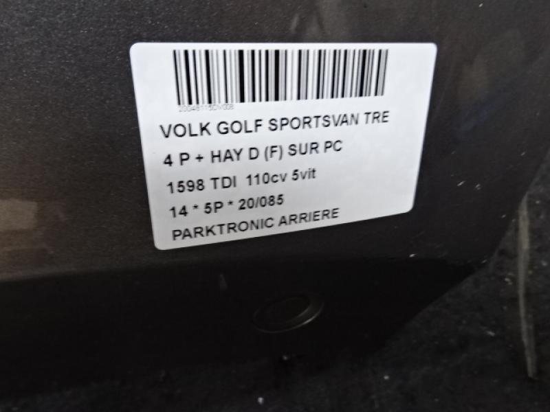 PARKEERSENSOREN ACHTER Vw GOLF SPORTSVAN 5/14 - 10/17