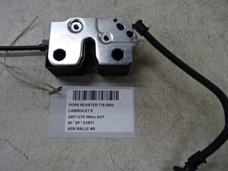 CENTRALE VERGRENDELING DEKSEL Porsche 718 BOXSTER(982) 16+