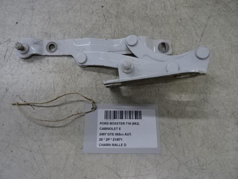 SCHARNIER DEKSEL RECHTS Porsche 718 BOXSTER(982) 16+