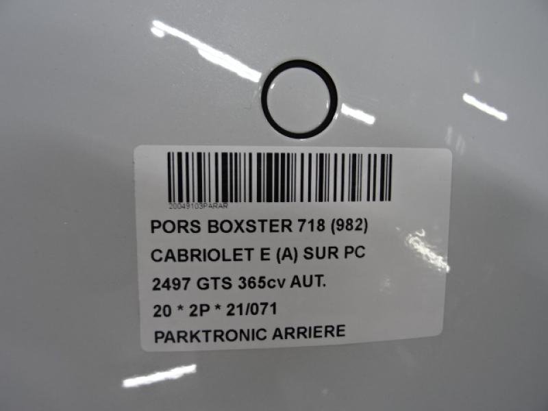 PARKEERSENSOREN ACHTER Porsche 718 BOXSTER(982) 16+