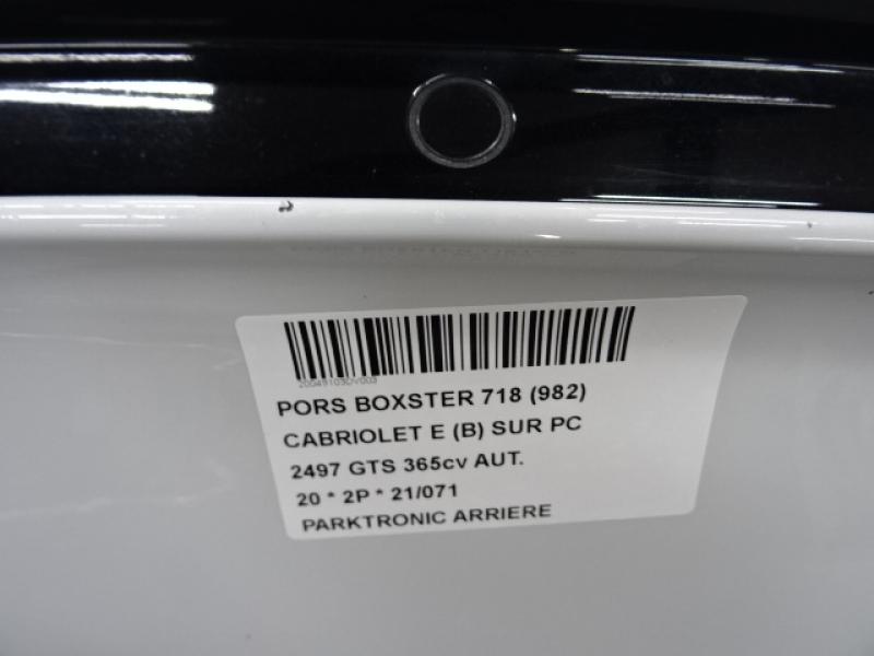 PARKEERSENSOREN ACHTER Porsche 718 BOXSTER(982) 16+