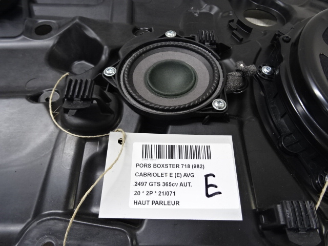 AUTOSPEAKERS Porsche 718 BOXSTER(982) 16+