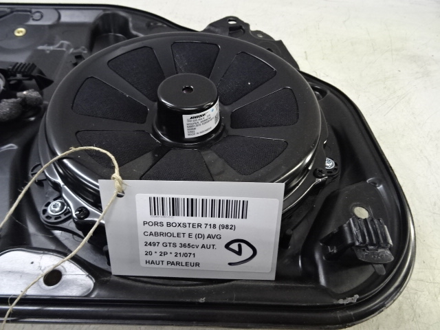 AUTOSPEAKERS Porsche 718 BOXSTER(982) 16+