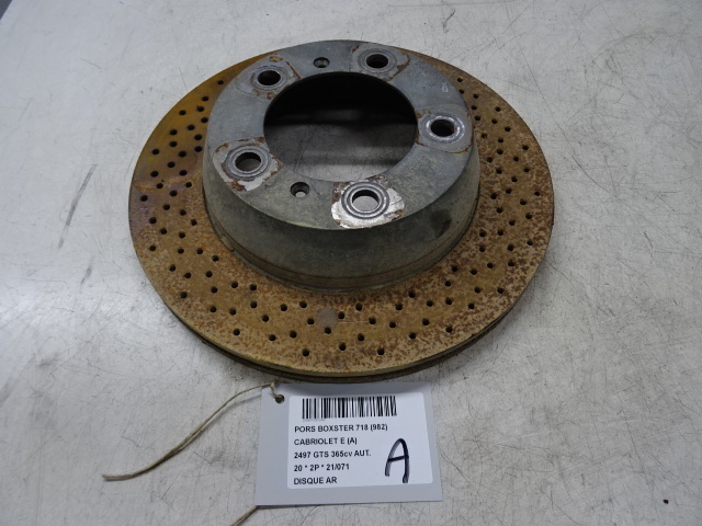 REMSCHIJF ACHTER Porsche 718 BOXSTER(982) 16+