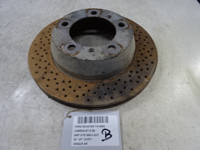 REMSCHIJF ACHTER Porsche 718 BOXSTER(982) 16+