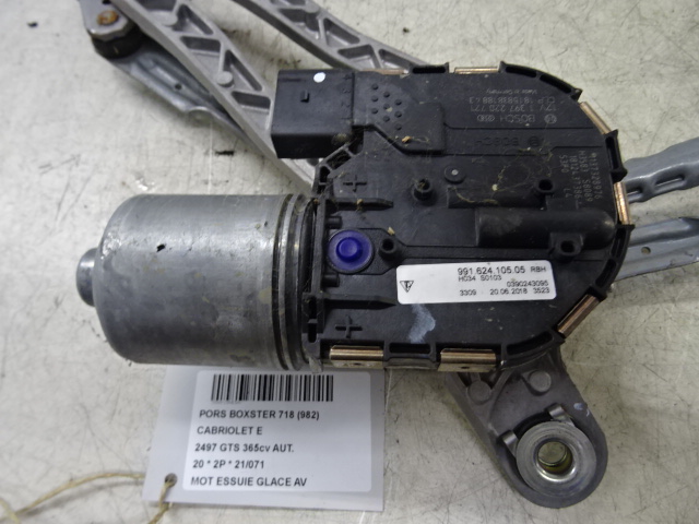MOTOR RUITENWISSERS VOOR Porsche 718 BOXSTER(982) 16+