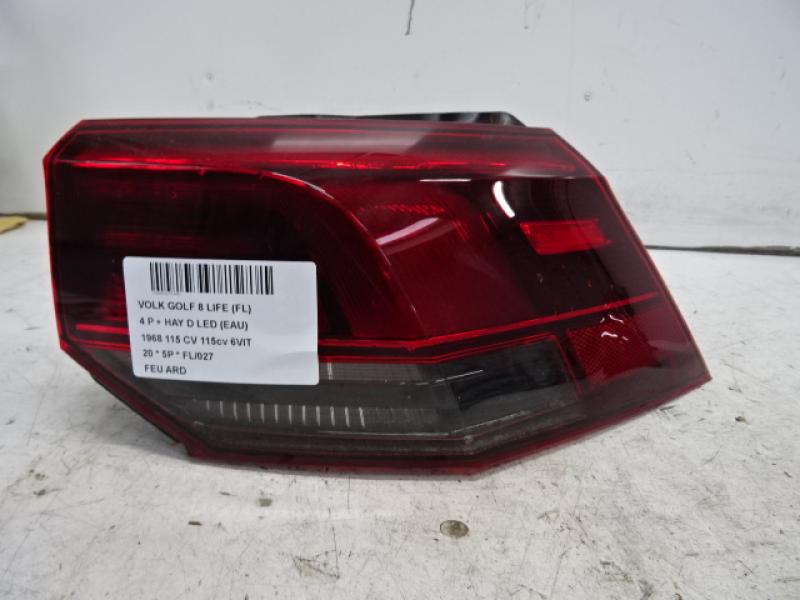 ACHTERLICHT RECHTS Vw GOLF VIII 2/20+