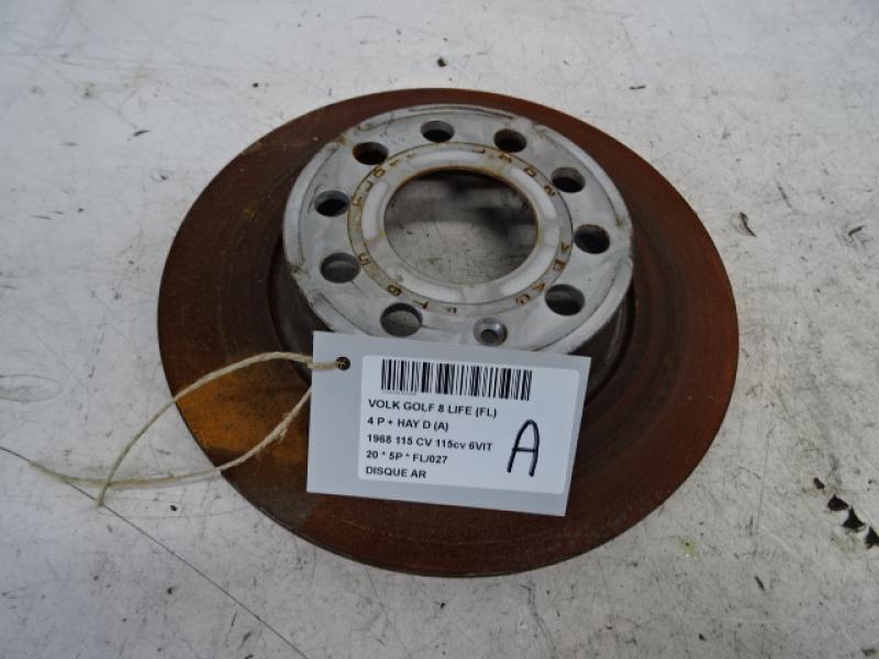 REMSCHIJF ACHTER Vw GOLF VIII 2/20+