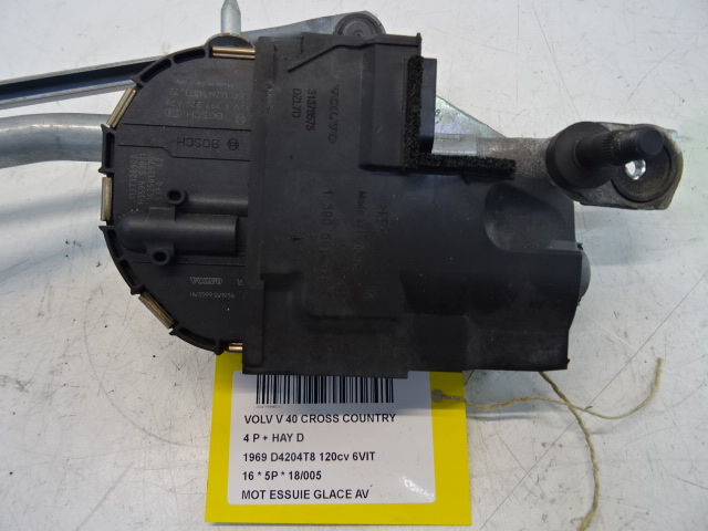 MOTOR RUITENWISSERS VOOR Volvo V40 03/12+
