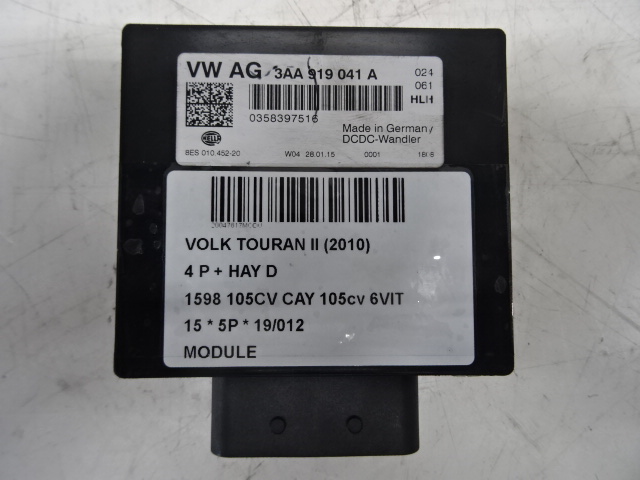 MODULE Vw TOURAN 08/10 - 15