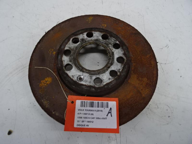 DISQUE AVANT Vw TOURAN 08/10 - 15