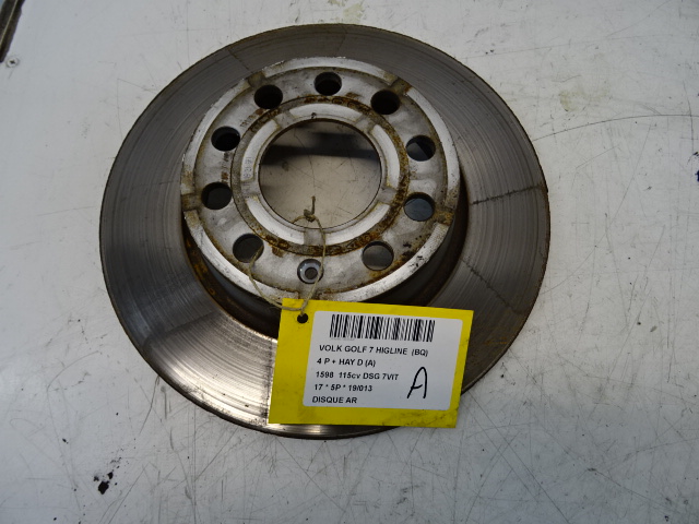 REMSCHIJF ACHTER Vw GOLF VII 1/17 - 2/20 FaceLift
