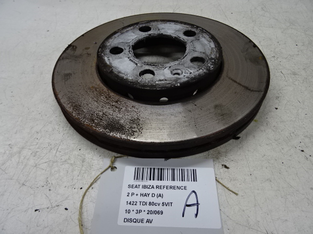 REMSCHIJF VOOR Seat IBIZA MK4 (6J) 08 - 12