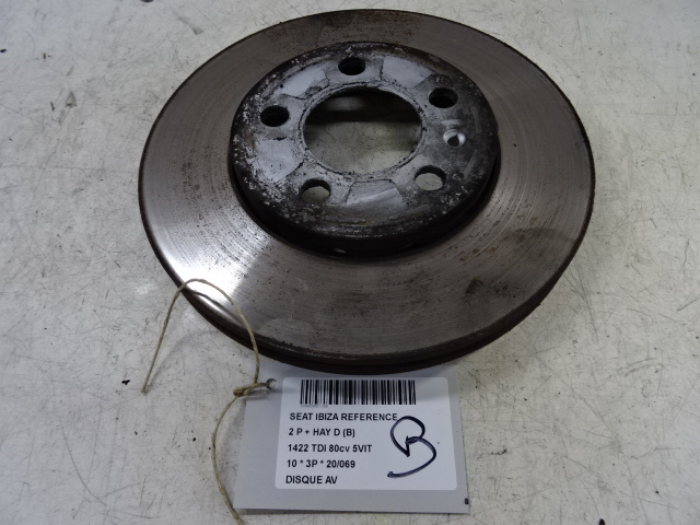 REMSCHIJF VOOR Seat IBIZA MK4 (6J) 08 - 12
