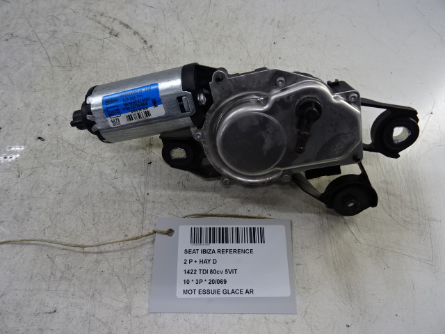 RUITENWISSERMOTOR ACHTER Seat IBIZA MK4 (6J) 08 - 12