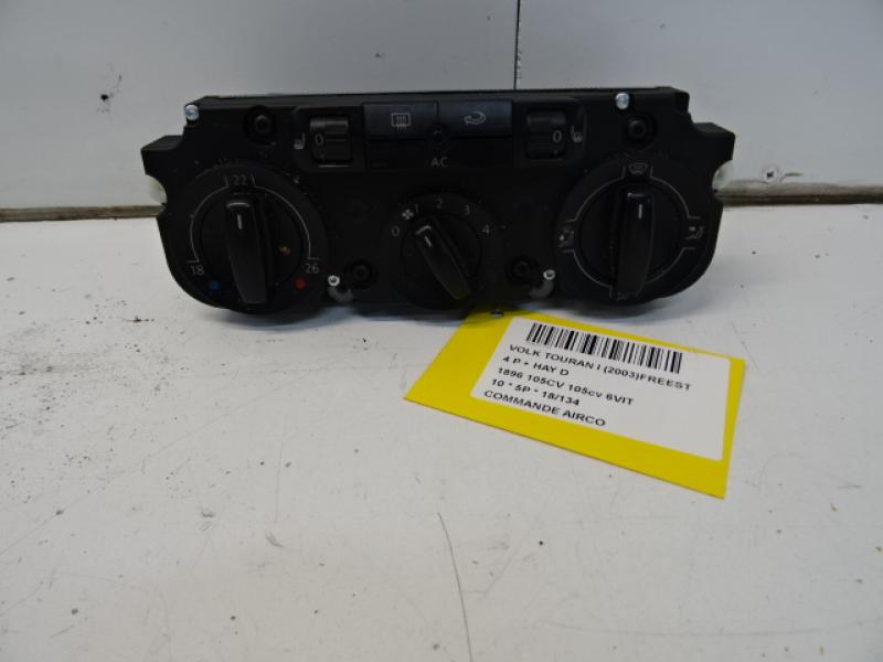 KLIMA SCHALTER Vw TOURAN 07 - 08/10