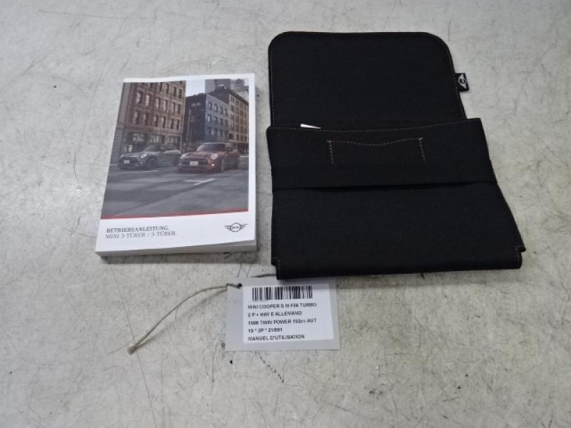 NOTITIE BOEKJE / UITLEG BOEKJE Mini F56 3-portes : 11/13 >