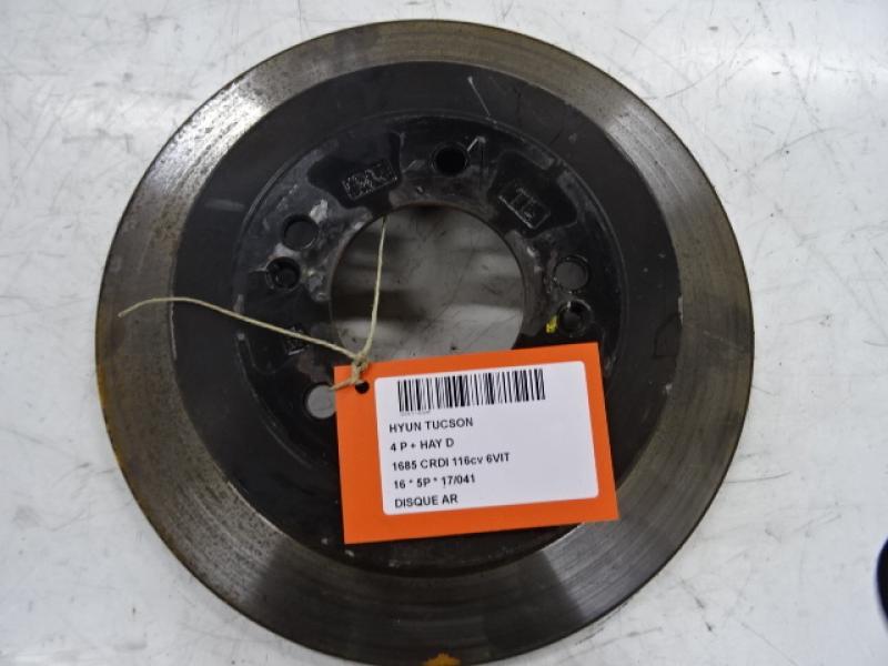 REAR BRAKE DISC Hyundai TUCSON (2) 09/15 - 09/18