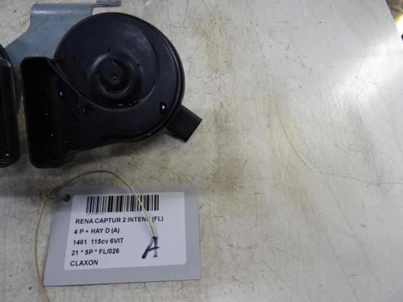 CLAXON Renault CAPTUR (2) 01/20+