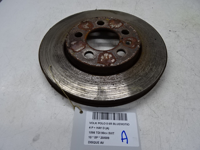 REMSCHIJF VOOR Vw POLO (6R) 6/09 - 4/14