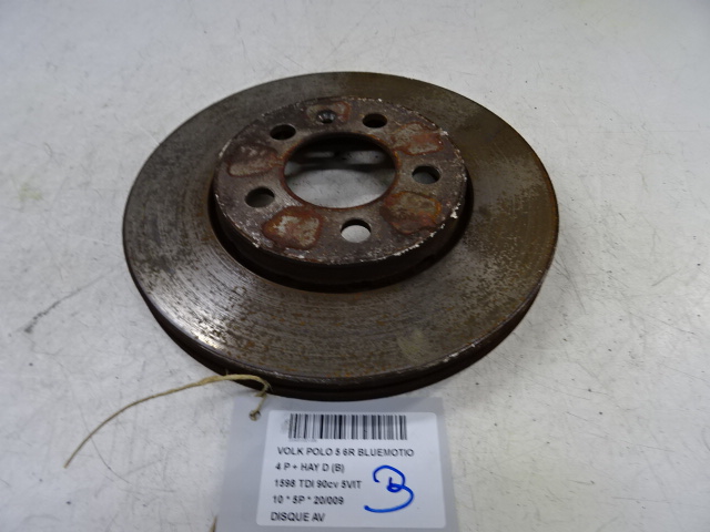 REMSCHIJF VOOR Vw POLO (6R) 6/09 - 4/14