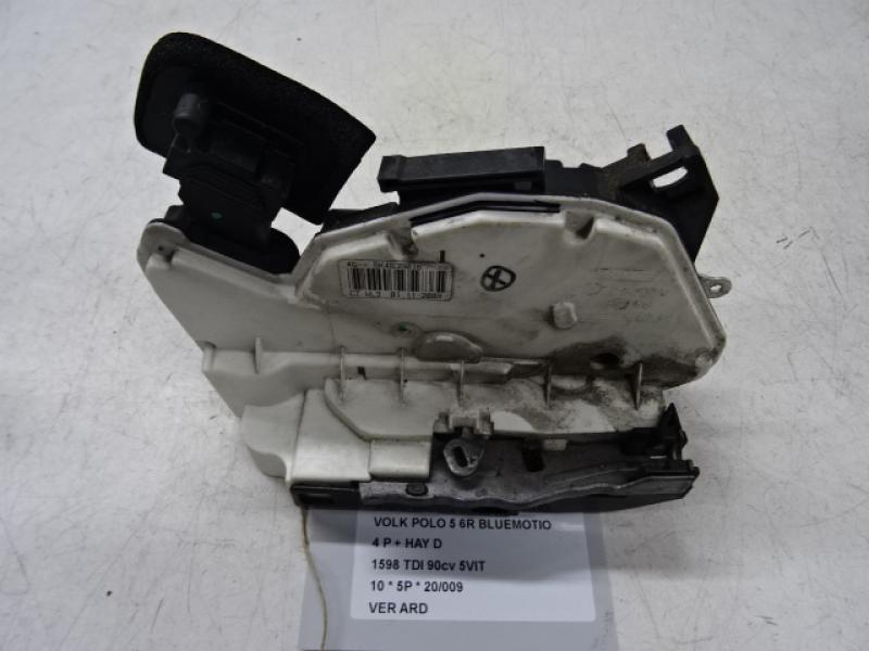 VERGRENDELING ACHTER RECHTS Vw POLO (6R) 6/09 - 4/14