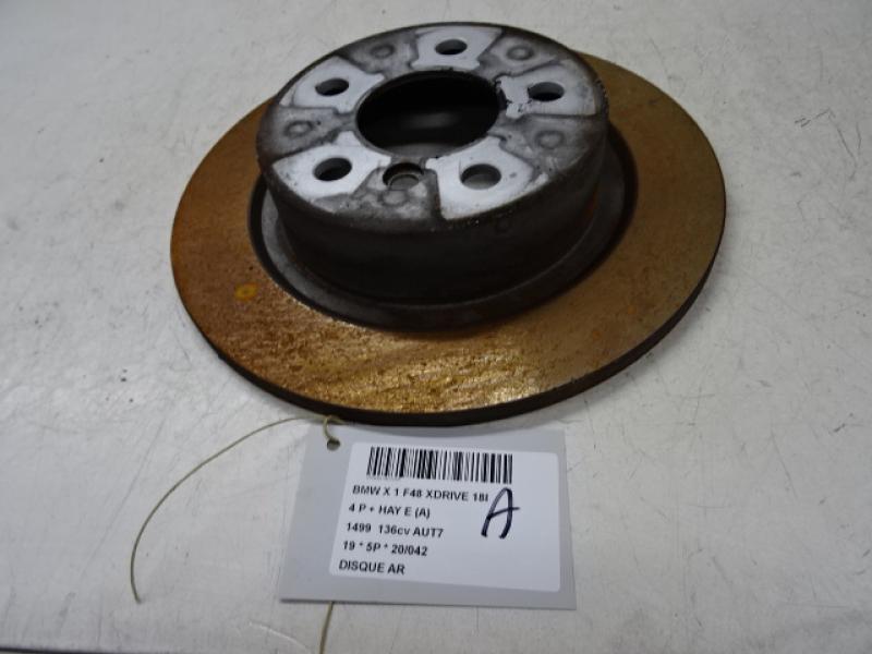 DISQUE ARRIERE Bmw X1 F48 09/15 - 7/19