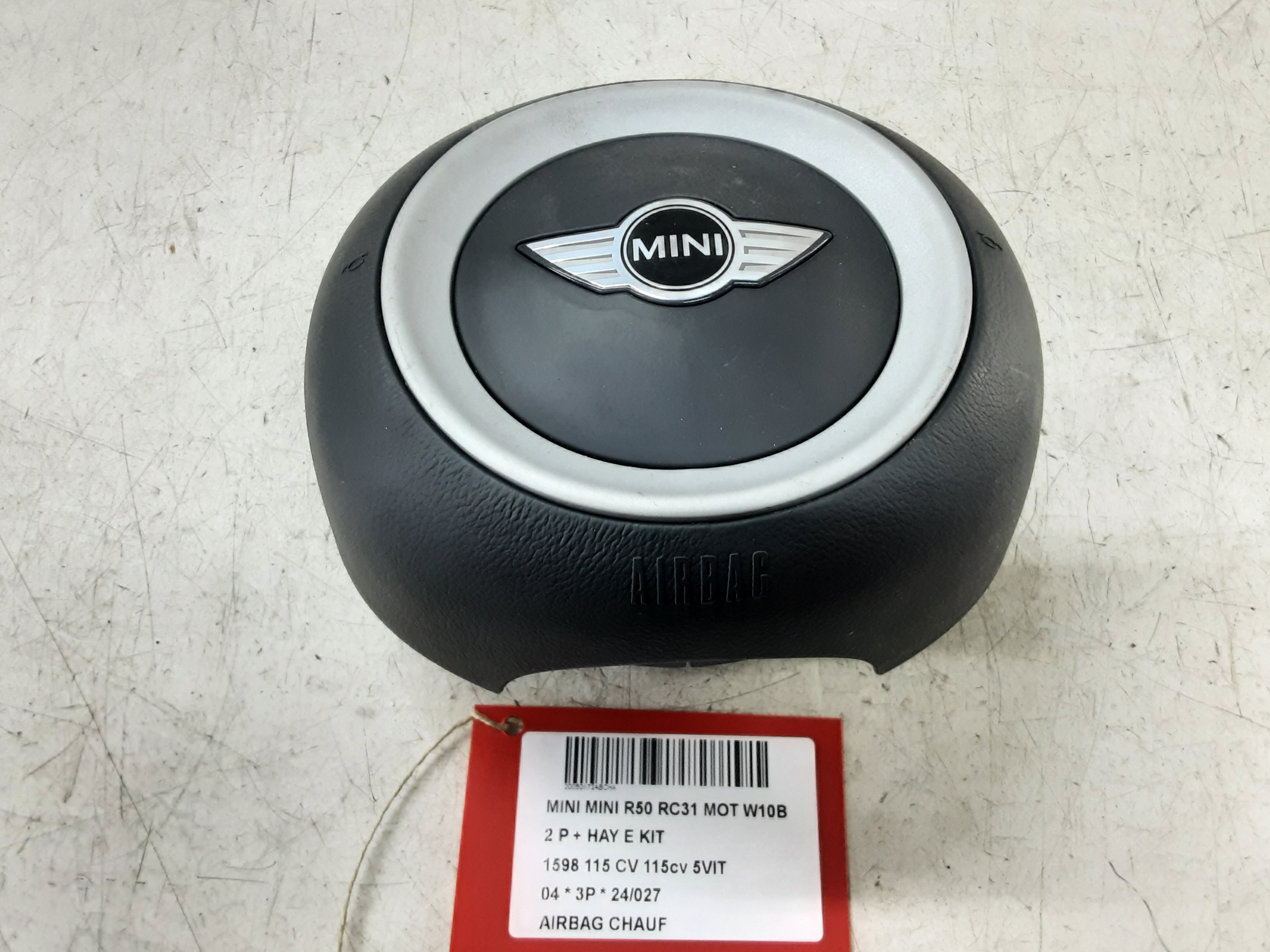 AIRBAG CHAUFFEUR Mini R50:COUPE 05/01 - 10/06