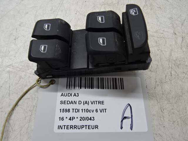 SCHAKELAAR Audi A3 4D 5/13 - 16