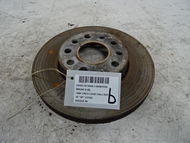 REMSCHIJF VOOR Skoda OCTAVIA (5E) 11/12 - 3/17