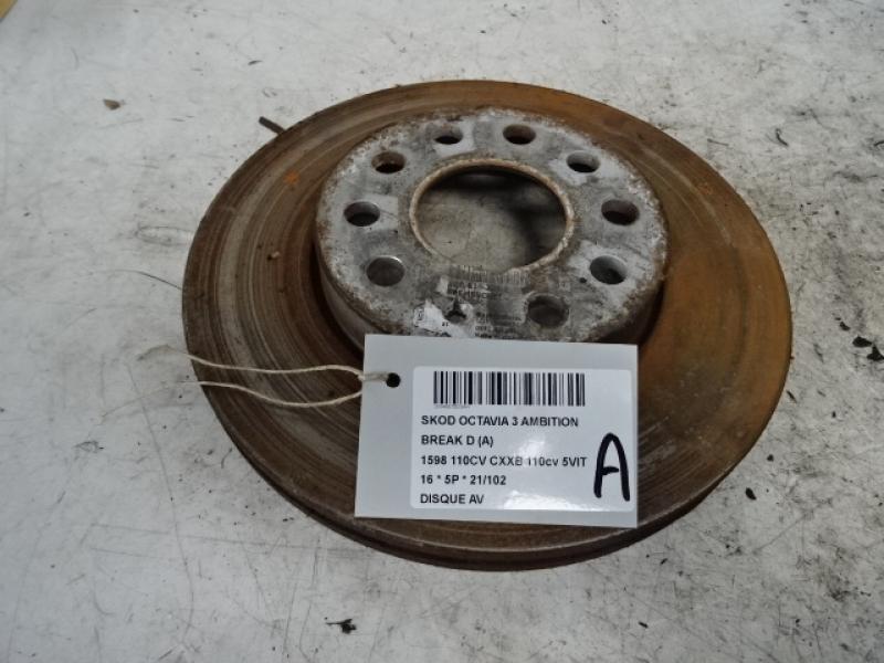 REMSCHIJF VOOR Skoda OCTAVIA (5E) 11/12 - 3/17