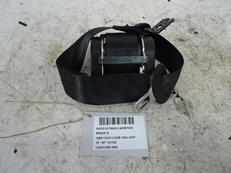CEINTURE ARRIERE GAUCHE Skoda OCTAVIA (5E) 11/12 - 3/17