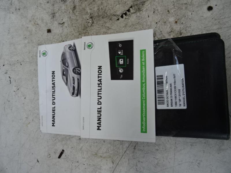 MANUEL D'UTILISATION Skoda OCTAVIA (5E) 11/12 - 3/17