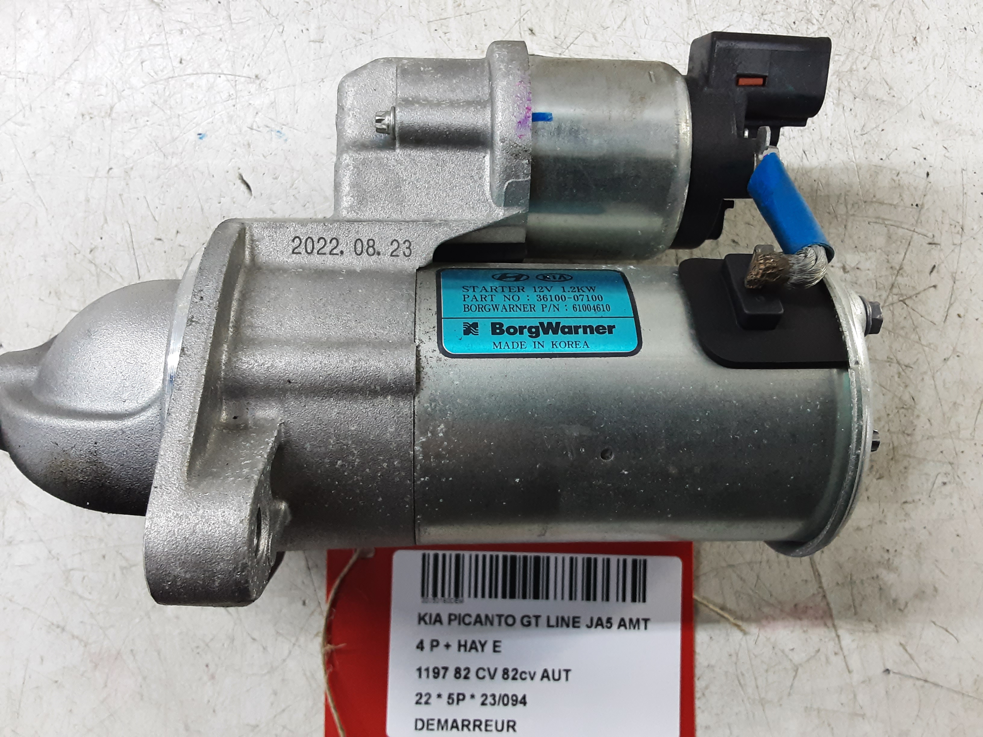 DEMARREUR Kia PICANTO 04/17+
