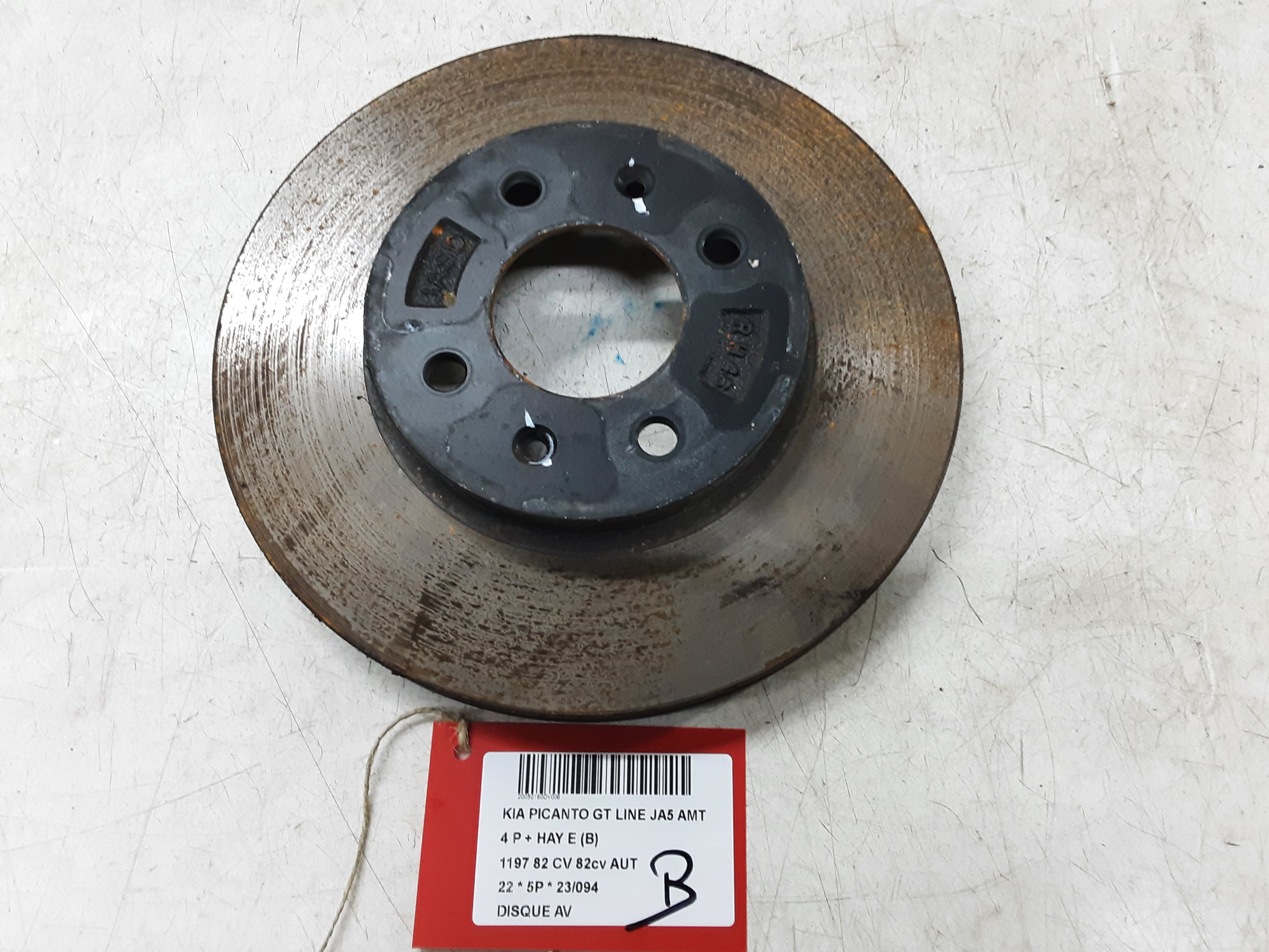 DISQUE AVANT Kia PICANTO 04/17+