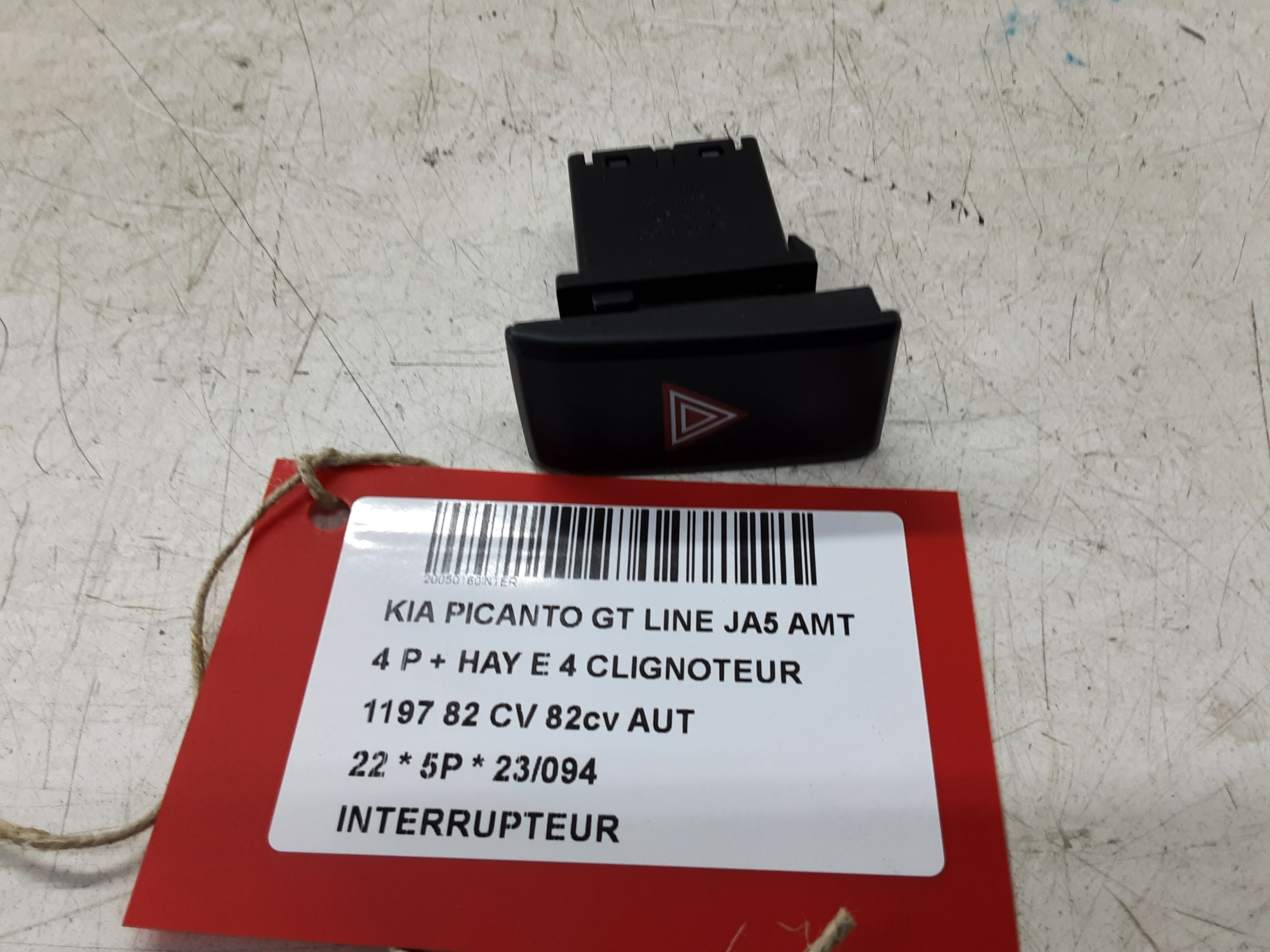 SCHAKELAAR Kia PICANTO 04/17+