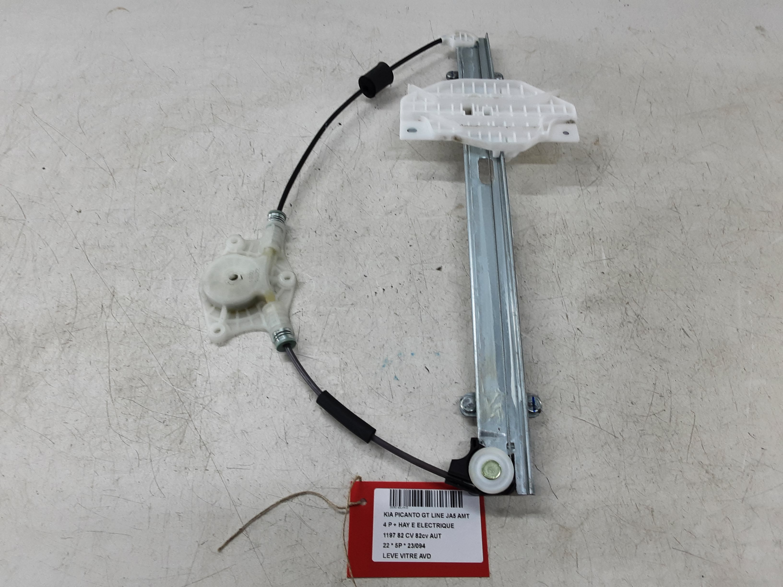 RUITMECHANISME VOOR RECHTS Kia PICANTO 04/17+