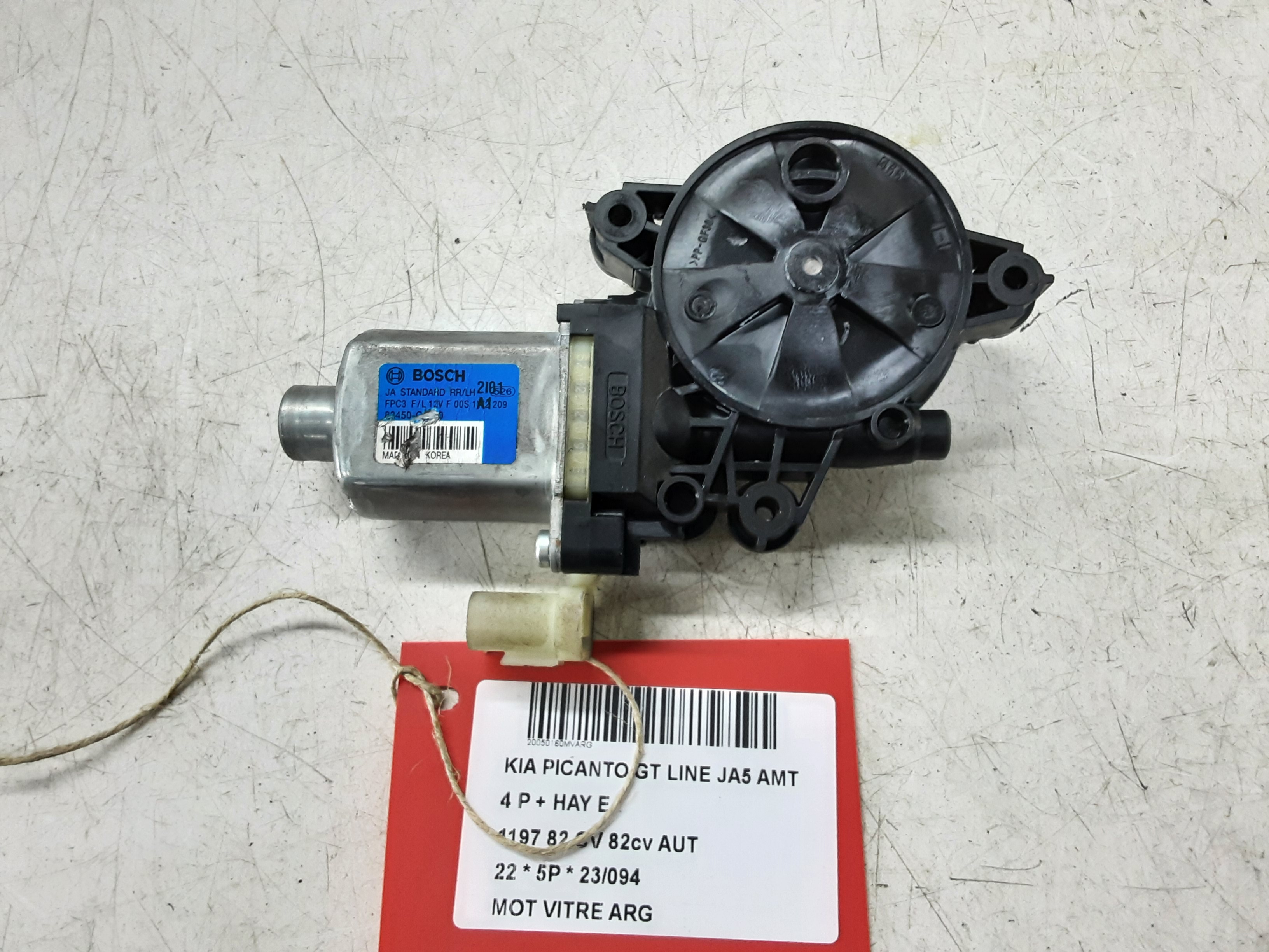 MOTOR RUITMECHANISME ACHTER LINKS Kia PICANTO 04/17+
