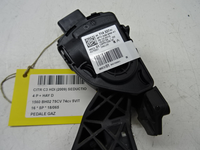 GASPEDAAL Citroen C3 11/09 - 16