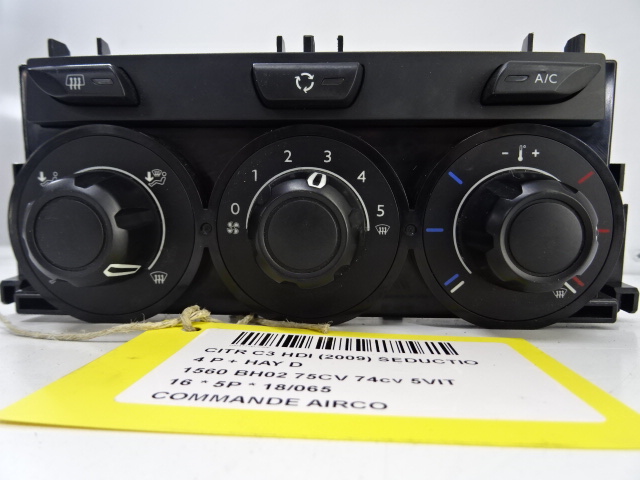 COMMANDE D&#039;AIRCO Citroen C3 11/09 - 16