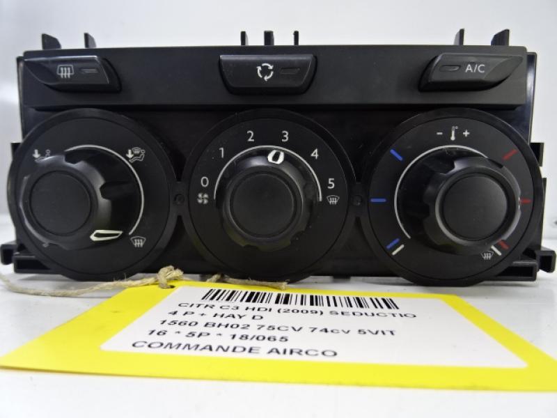 BEDIENINGSPANEEL AIRCO Citroen C3 11/09 - 16