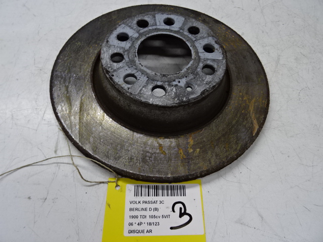 DISQUE ARRIERE Vw PASSAT 02/05 - 11/10