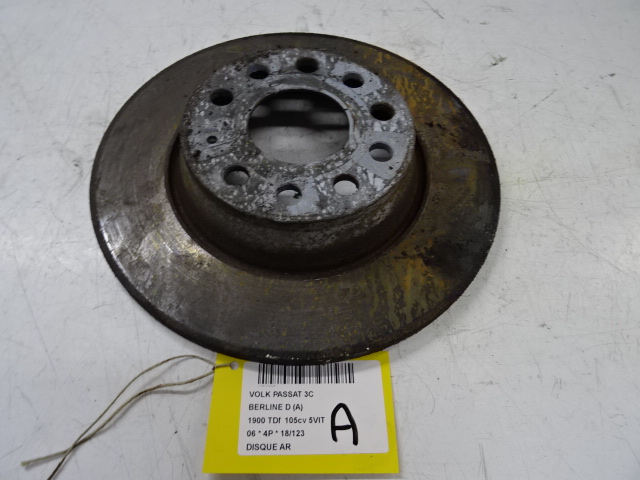 DISQUE ARRIERE Vw PASSAT 02/05 - 11/10