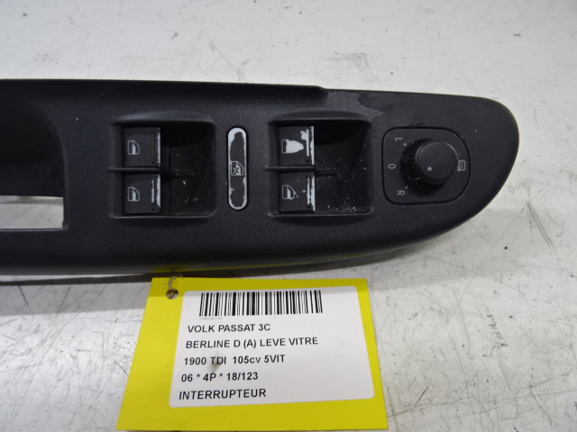 INTERRUPTEUR Vw PASSAT 02/05 - 11/10