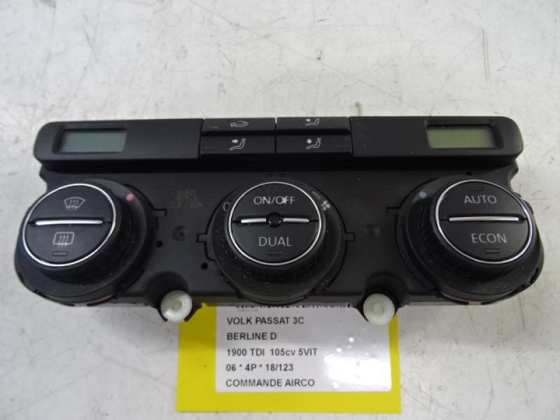 COMMANDE D'AIRCO Vw PASSAT 02/05 - 11/10